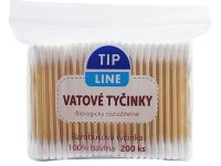 Vatové tyčinky 200ks TIP Line sáček